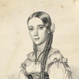 Amalia Anglés Mayer de Fortuny Badajoz 1827 - Stoccarda 1859